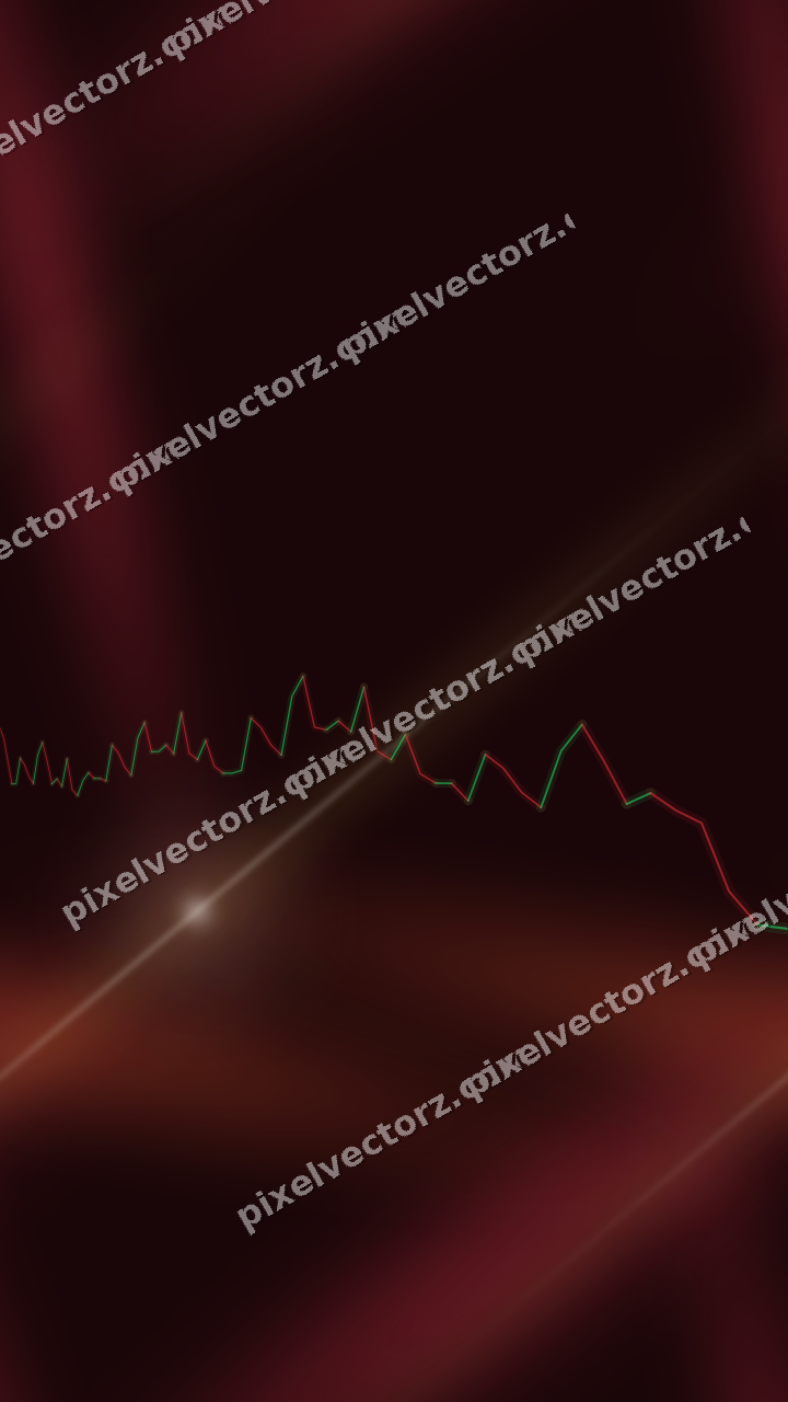 Nahtloser Neon Diagramm Hintergrund in Orange und Bernstein
