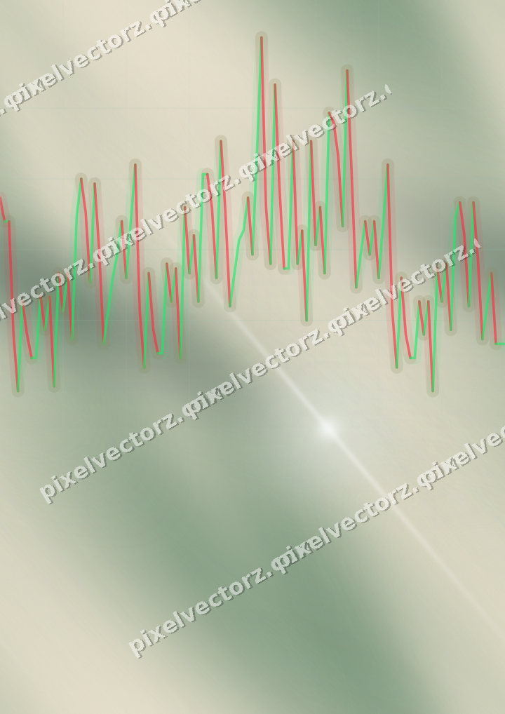 Nahtloser Pastell Diagramm Hintergrund in Dunkelgrün und Rot