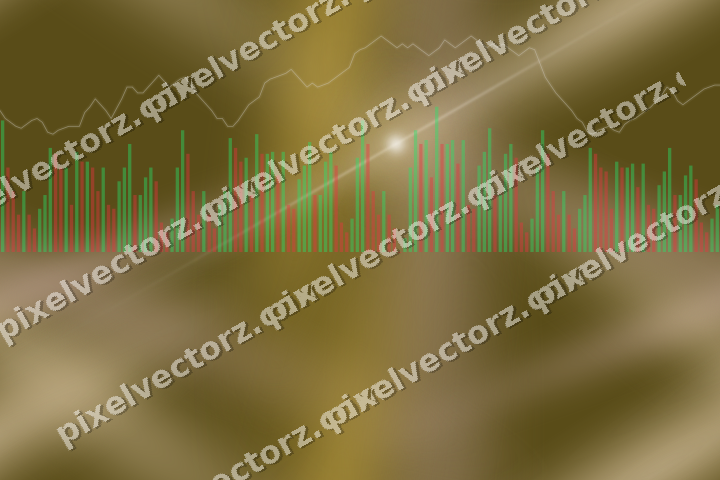 Nahtloser Neon Diagramm Hintergrund in Bernstein und Blassorange