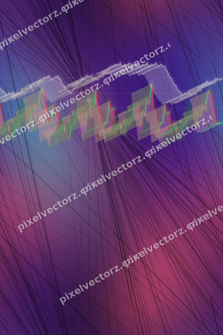 Nahtloser Neon Diagramm Hintergrund in Rosa und Bernstein