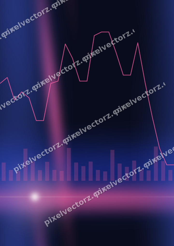 Nahtloser Neon Diagramm Hintergrund in Rosa und Blau