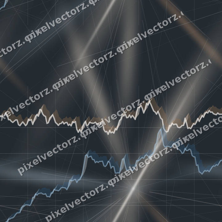 Nahtloser Neon Diagramm Hintergrund in Blau und Orange