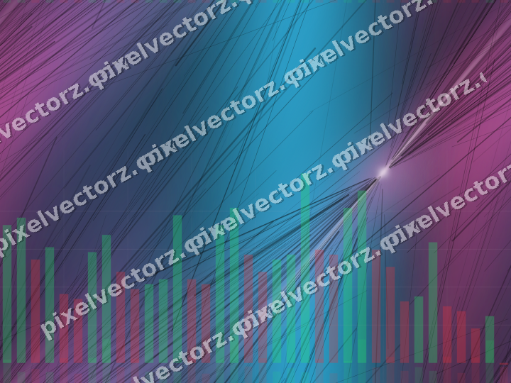 Nahtloser Neon Diagramm Hintergrund in Magenta und Violett