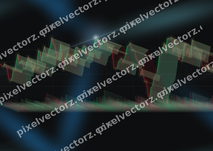 Nahtloser Neon Diagramm Hintergrund in Blau und Petrol