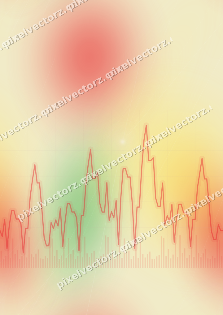 Nahtloser Pastell Diagramm Hintergrund in Rot und Orange