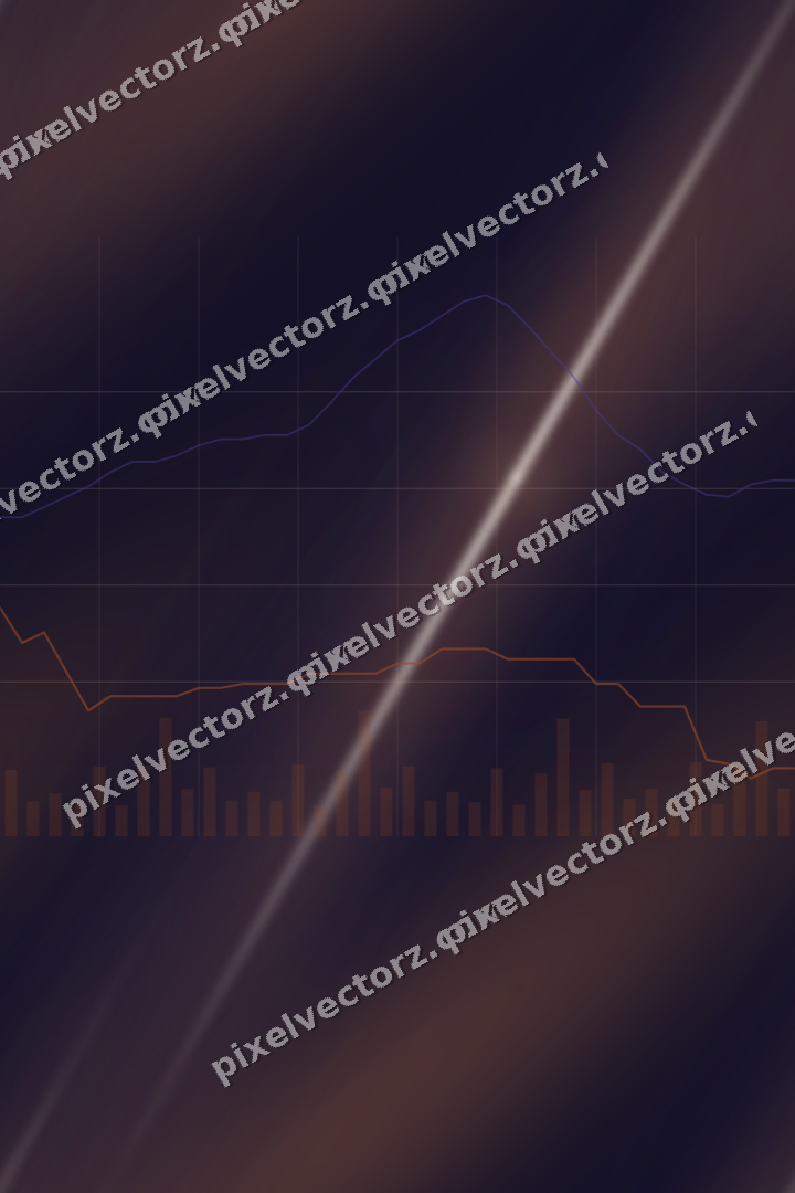 Nahtloser Neon Diagramm Hintergrund in Orange und Blau
