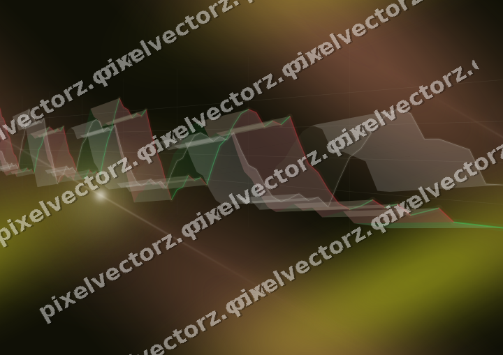 Nahtloser Neon Diagramm Hintergrund in Gelb und Rot