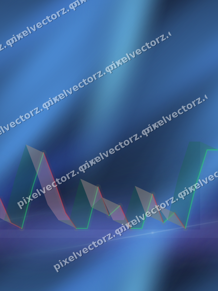 Nahtloser Neon Diagramm Hintergrund in Blau und Türkis