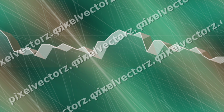 Nahtloser Neon Diagramm Hintergrund in Grün und Orange