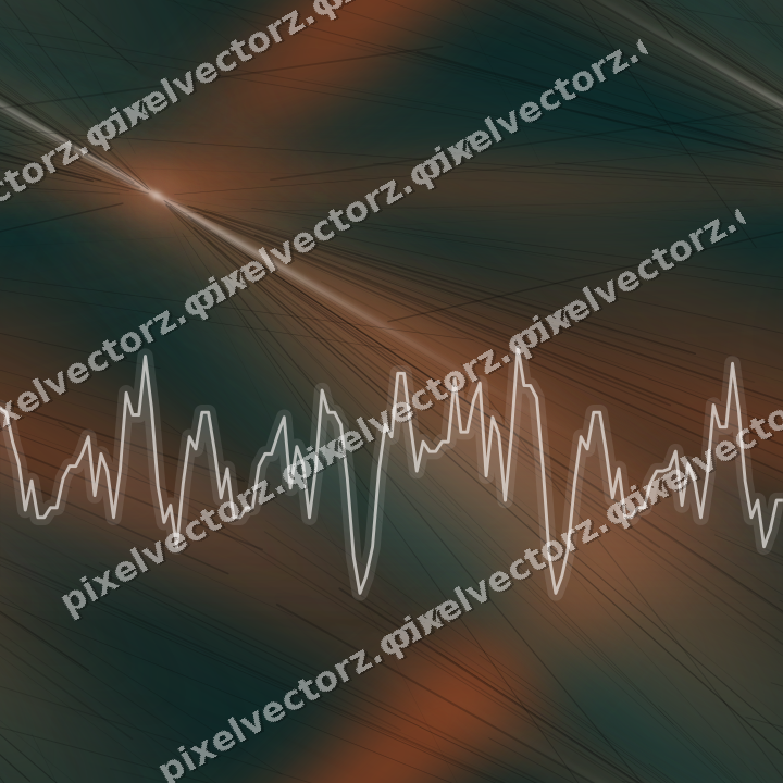 Nahtloser Neon Diagramm Hintergrund in Orange und Petrol