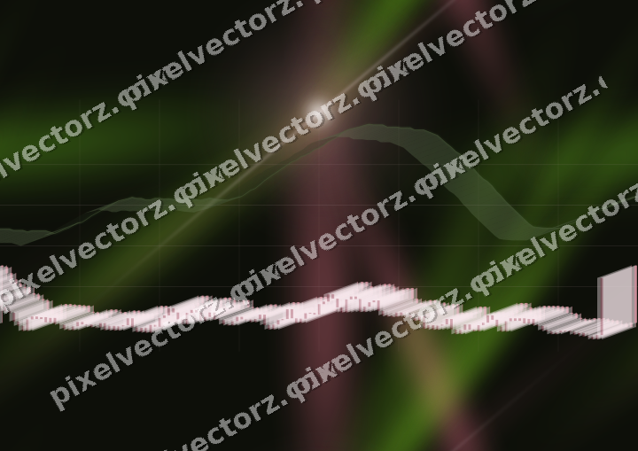 Nahtloser Neon Diagramm Hintergrund in Rosa und Limette