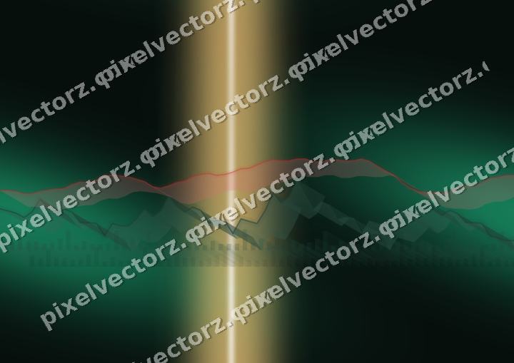 Nahtloser Neon Diagramm Hintergrund in Grün und Rot