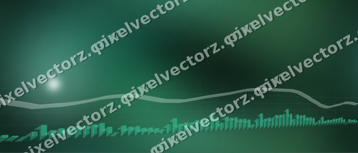 Nahtloser Neon Diagramm Hintergrund in Grün und Petrol