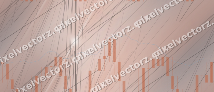 Nahtloser Pastell Diagramm Hintergrund in Orange und Türkis