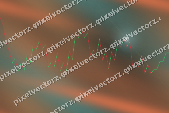 Nahtloser Neon Diagramm Hintergrund in Petrol und Orange