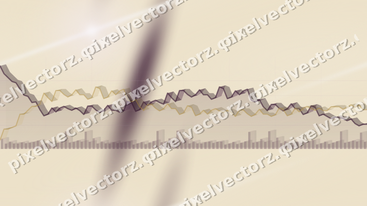 Nahtloser Pastell Diagramm Hintergrund in Dunkelmagenta und Bernstein