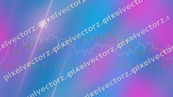 Nahtloser Neon Diagramm Hintergrund in Magenta und Violett