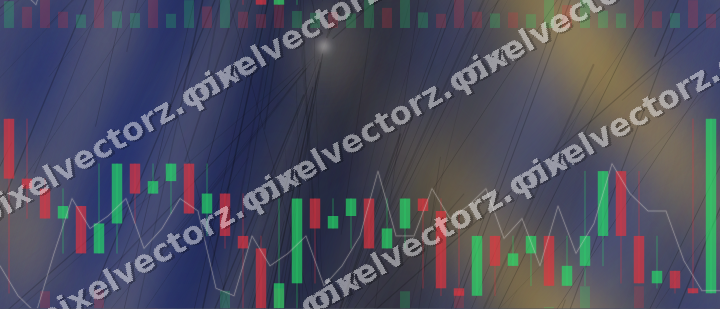 Nahtloser Neon Diagramm Hintergrund in Bernstein und Blau