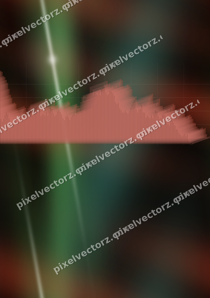 Nahtloser Neon Diagramm Hintergrund in Rot und Orange