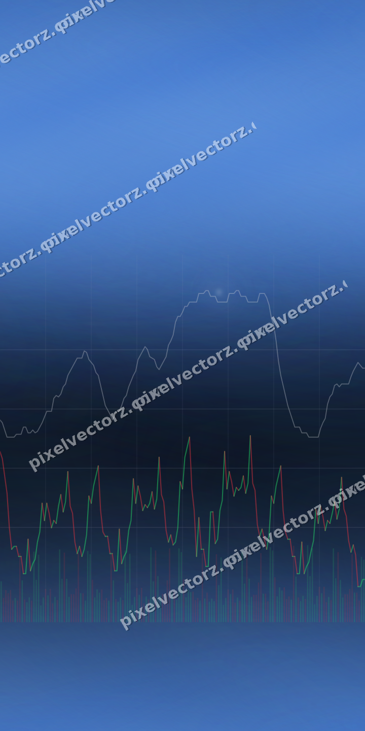 Nahtloser Neon Diagramm Hintergrund in Blau