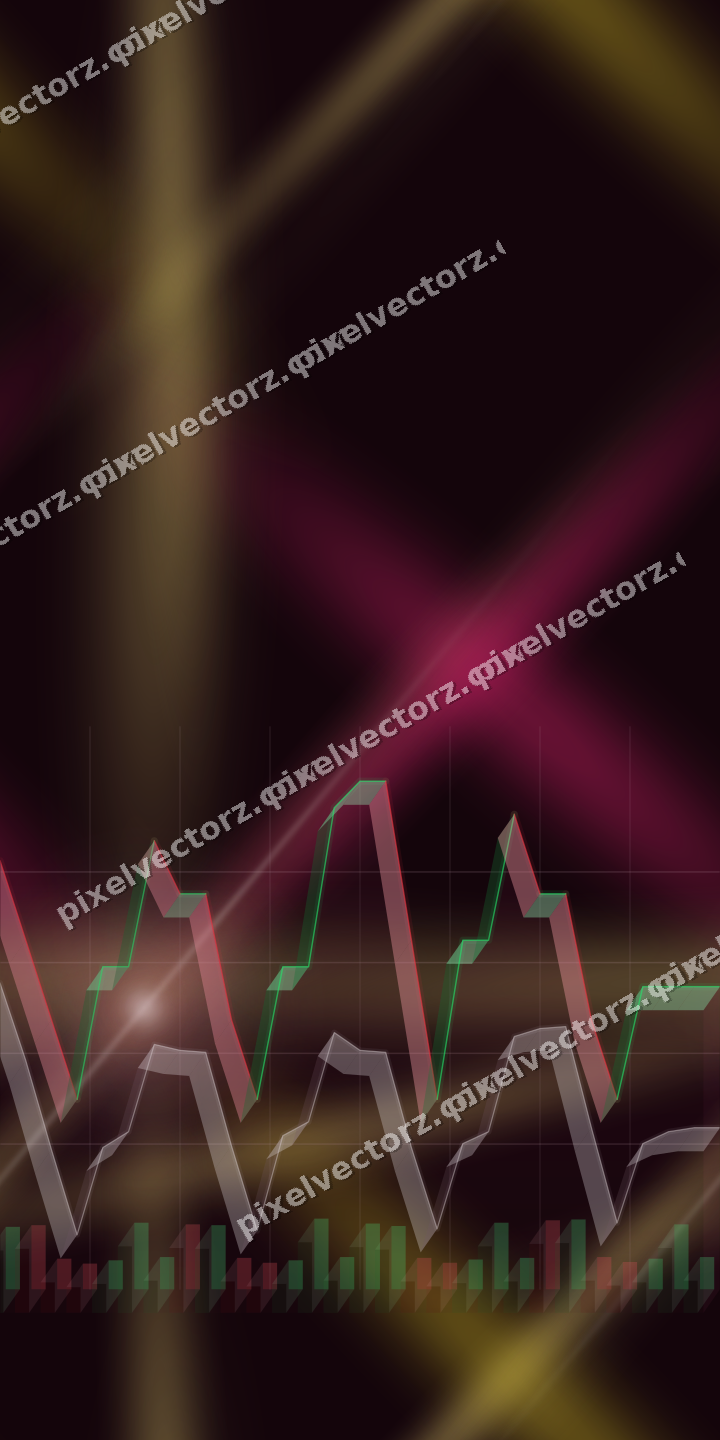 Nahtloser Neon Diagramm Hintergrund in Rosa und Gelb