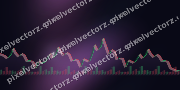 Nahtloser Neon Diagramm Hintergrund in Violett und Blau