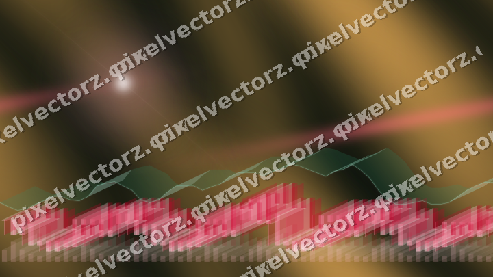 Nahtloser Neon Diagramm Hintergrund in Rosa und Bernstein