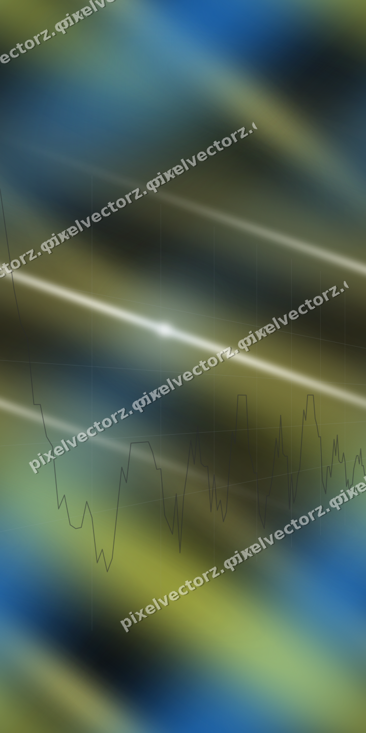 Nahtloser Neon Diagramm Hintergrund in Blau und Gelb