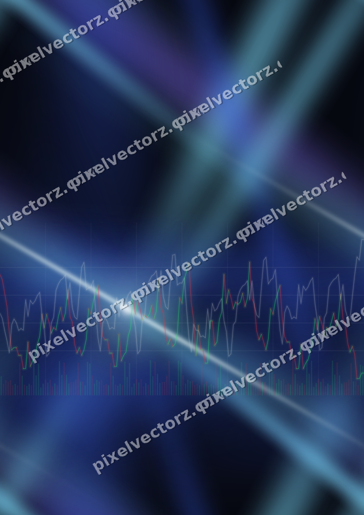 Nahtloser Neon Diagramm Hintergrund in Blau und Türkis