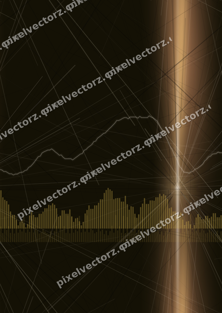 Nahtloser Neon Diagramm Hintergrund in Bernstein und Orange