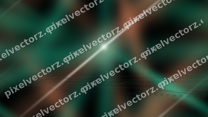 Nahtloser Neon Diagramm Hintergrund in Grün und Orange