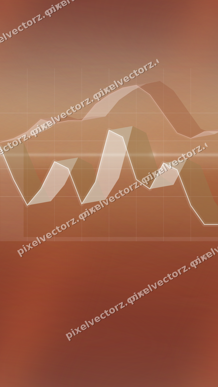 Nahtloser Neon Diagramm Hintergrund in Orange und Bernstein