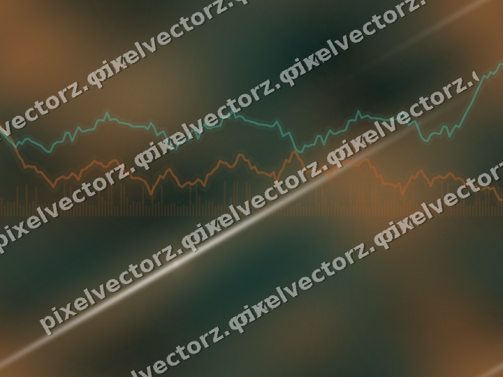 Nahtloser Neon Diagramm Hintergrund in Orange und Petrol