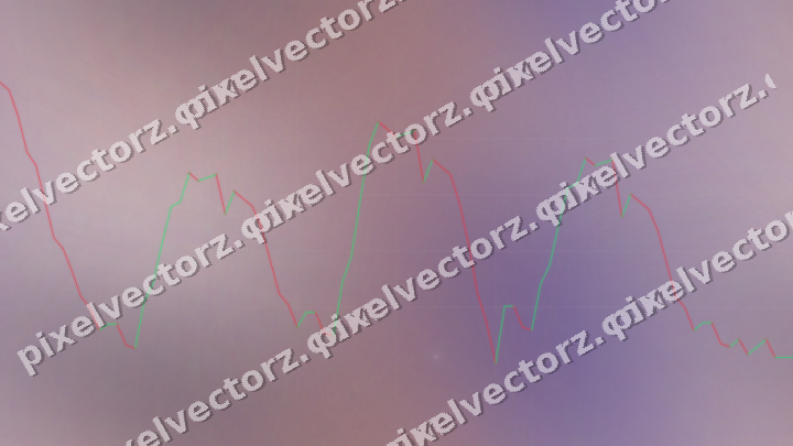 Nahtloser Pastell Diagramm Hintergrund in Orange und Blau