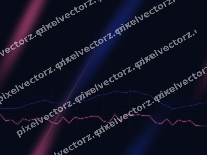 Nahtloser Neon Diagramm Hintergrund in Rosa und Blau