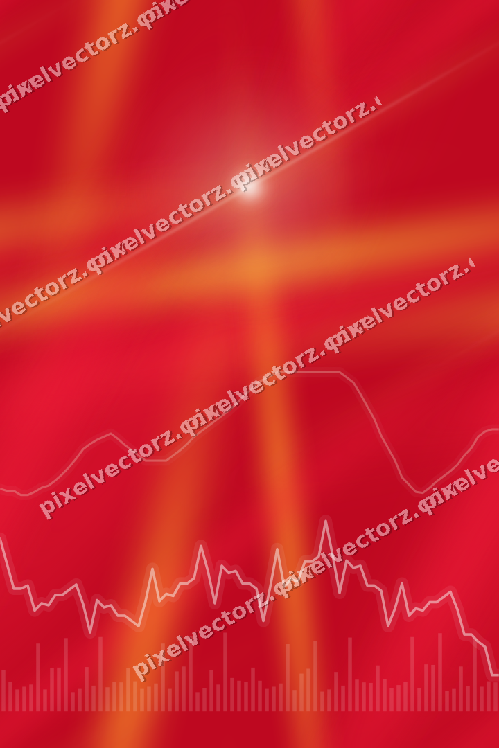 Nahtloser Neon Diagramm Hintergrund in Orange und Bernstein