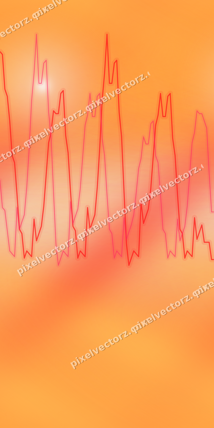 Nahtloser Pastell Diagramm Hintergrund in Rot und Orange