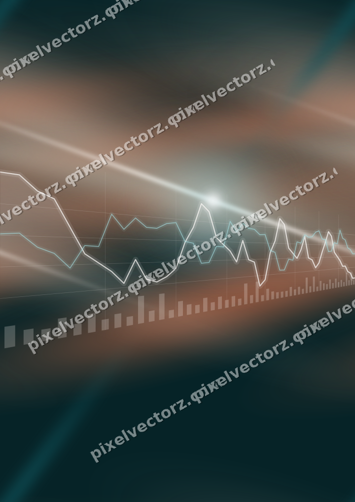 Nahtloser Neon Diagramm Hintergrund in Dunkelpetrol und Orange