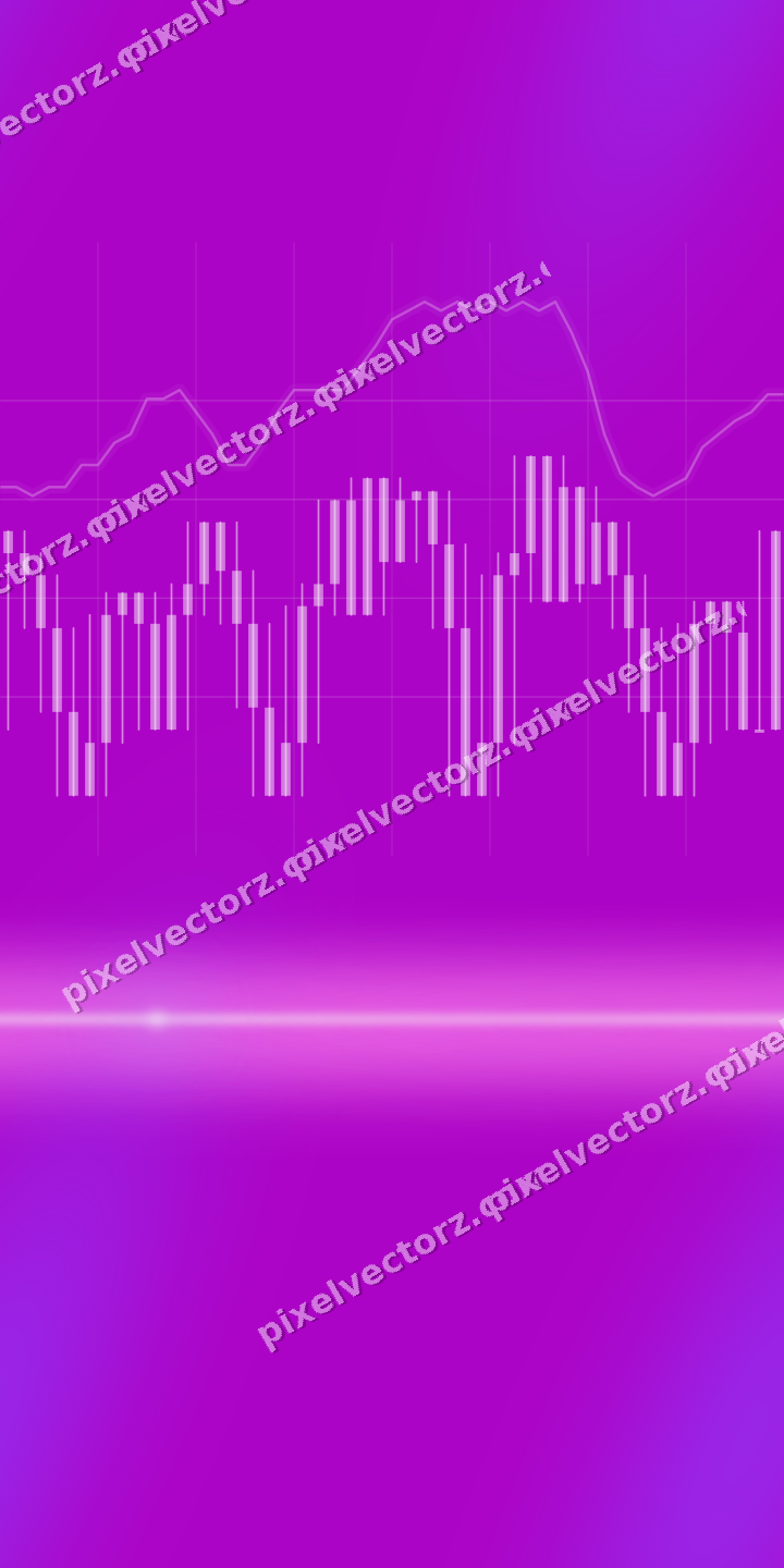Nahtloser Neon Diagramm Hintergrund in Violett und Blau