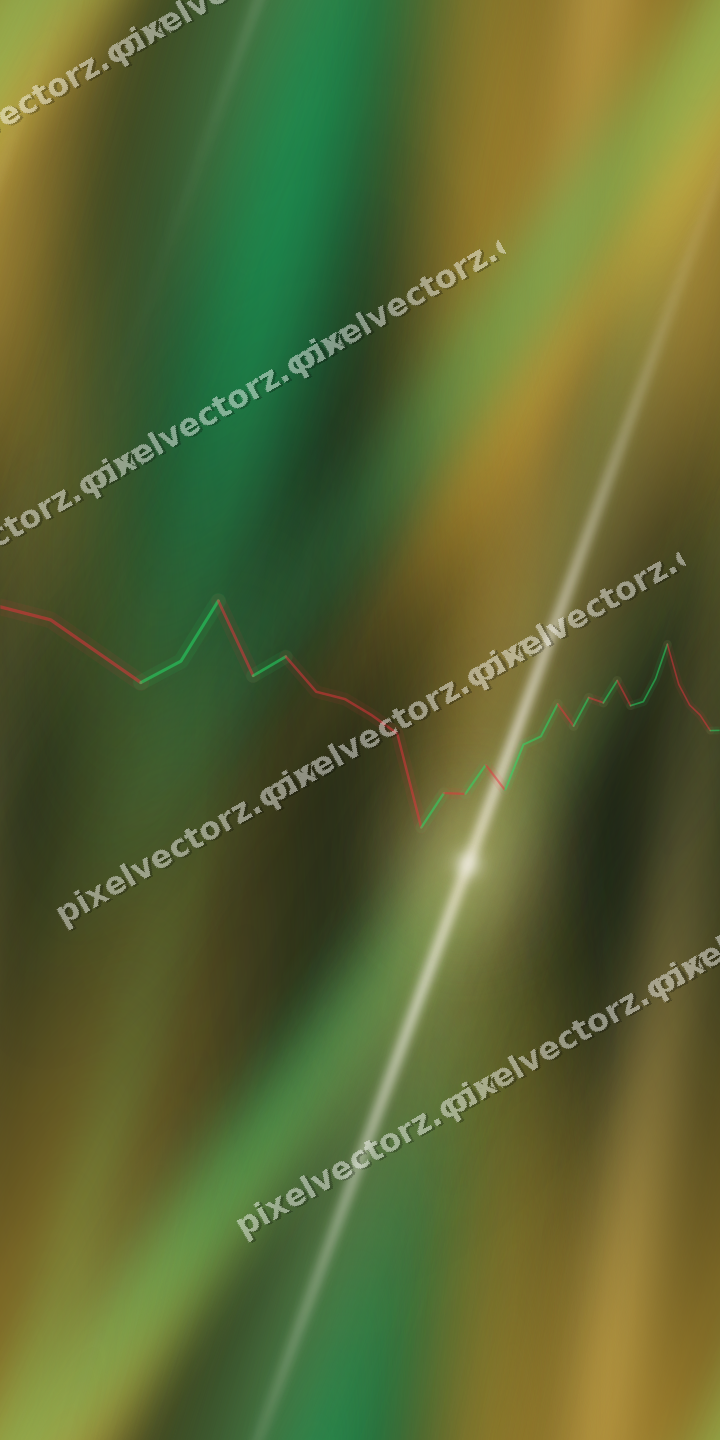 Nahtloser Neon Diagramm Hintergrund in Bernstein und Grün