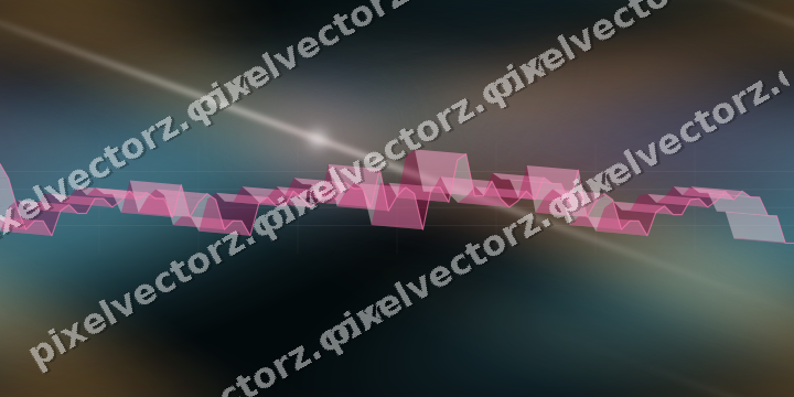 Nahtloser Neon Diagramm Hintergrund in Rosa und Türkis