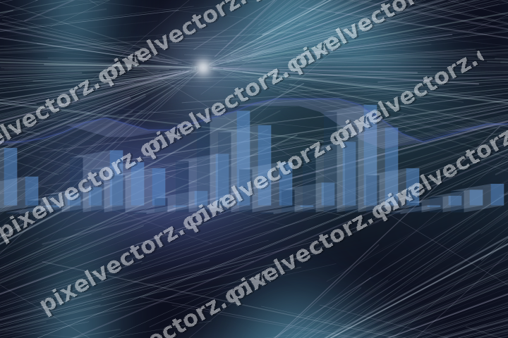 Nahtloser Neon Diagramm Hintergrund in Blau und Türkis