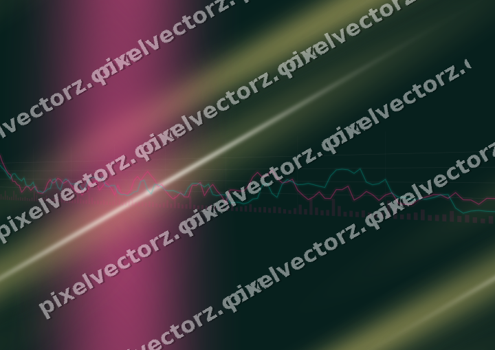 Nahtloser Neon Diagramm Hintergrund in Rosa und Orange