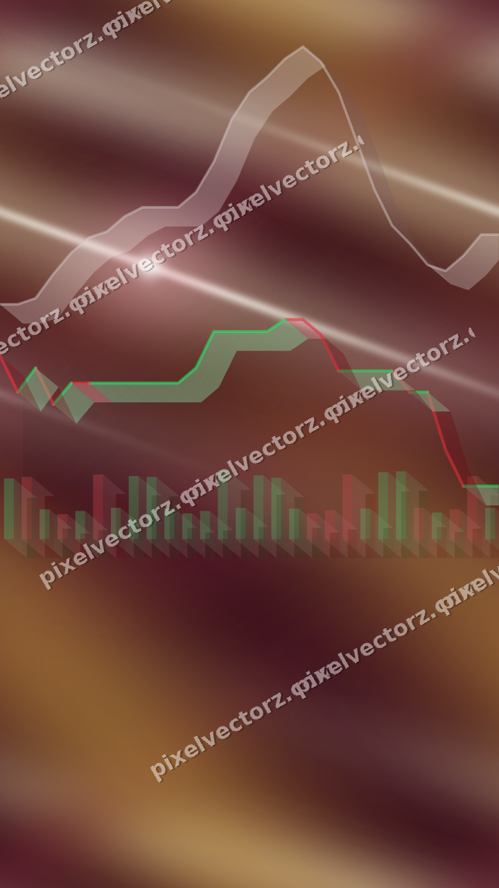 Nahtloser Neon Diagramm Hintergrund in Dunkelrosa und Bernstein