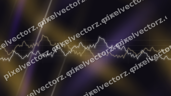 Nahtloser Neon Diagramm Hintergrund in Bernstein und Violett