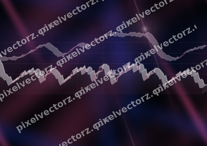 Nahtloser Neon Diagramm Hintergrund in Rosa und Blau