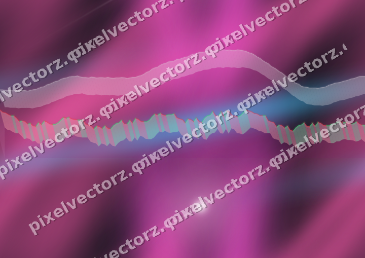 Nahtloser Neon Diagramm Hintergrund in Magenta und Violett