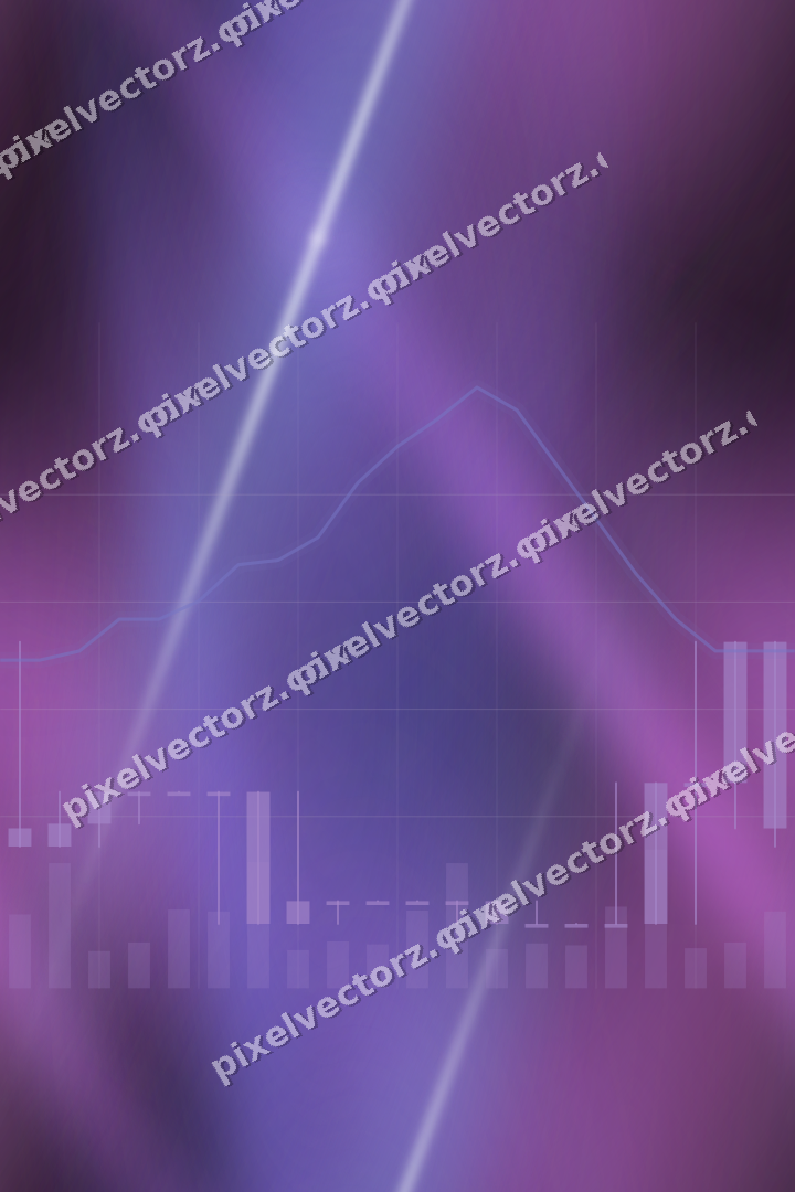 Nahtloser Neon Diagramm Hintergrund in Violett und Blau