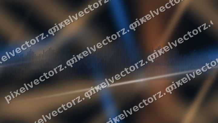 Nahtloser Neon Diagramm Hintergrund in Blau und Orange
