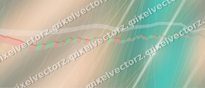 Nahtloser Pastell Diagramm Hintergrund in Orange und Petrol